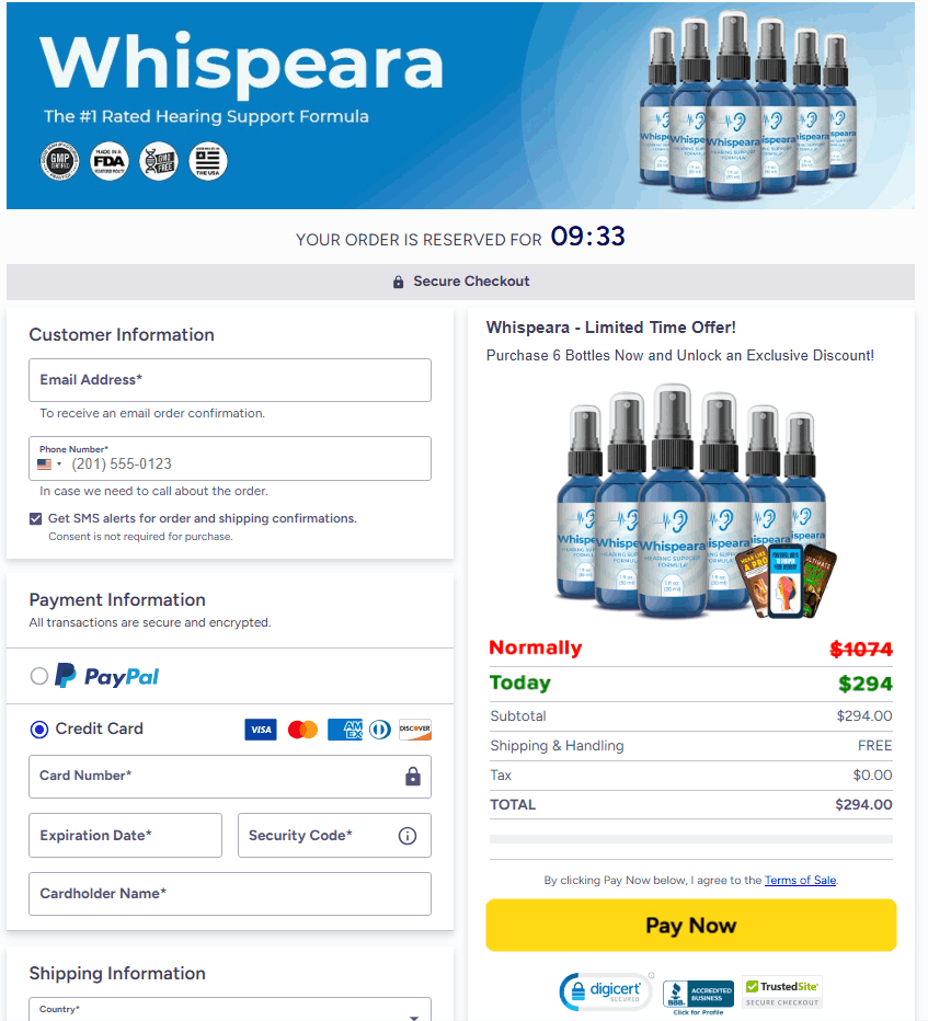 Whispeara-Secure-Checkout